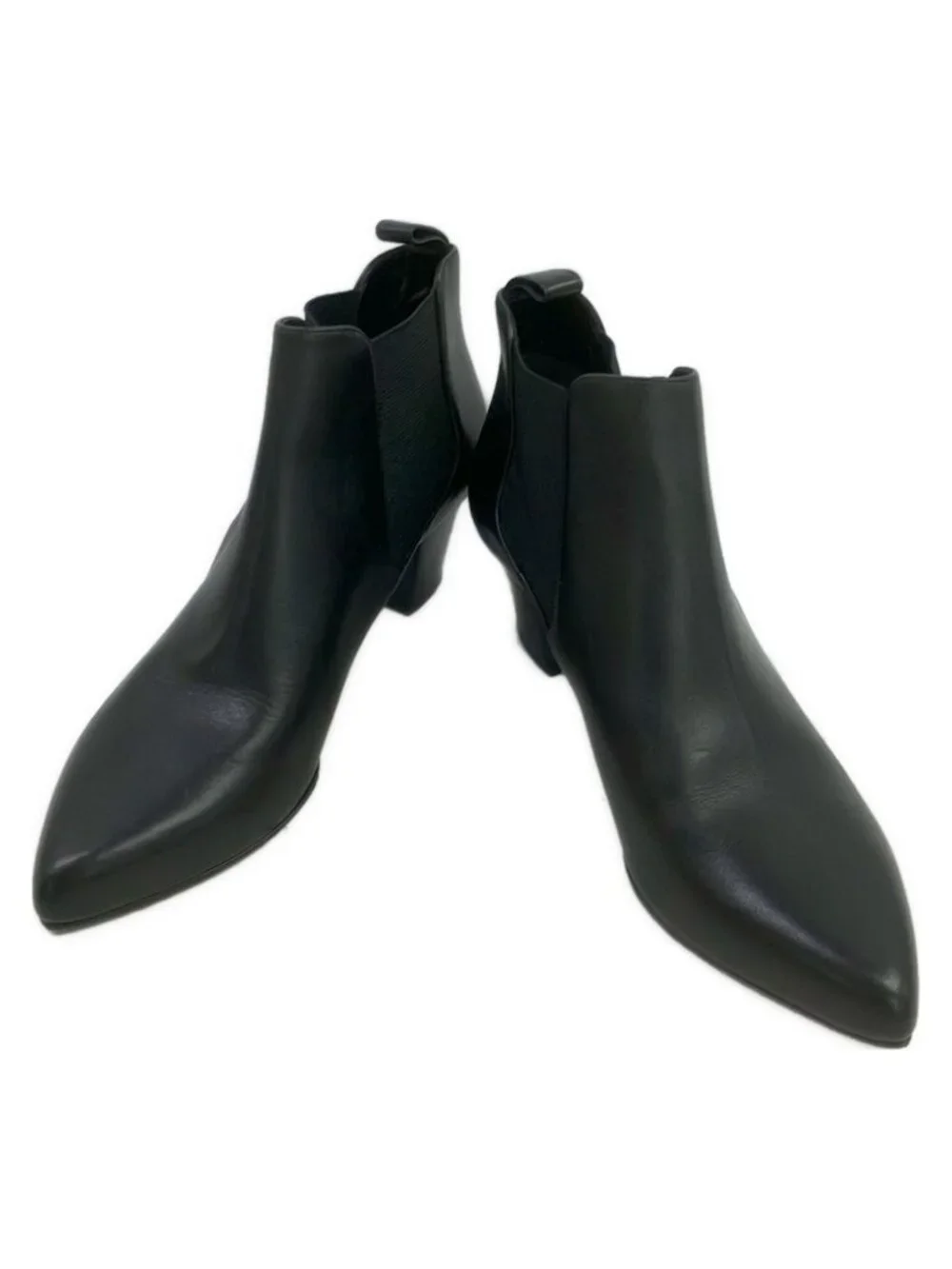 Gucci Short Boots 36 Black Side Gore Leather
